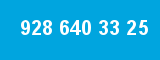 928 640 33 25